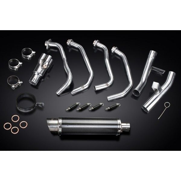 Delkevic volledig systeem Round Carbon 350mm - KLZ1000 1000 VERSYS (2015-2018)