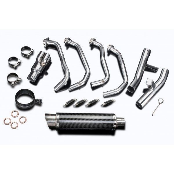 Delkevic volledig systeem Round Carbon 350mm - KLZ1000 1000 VERSYS (2015-2018)