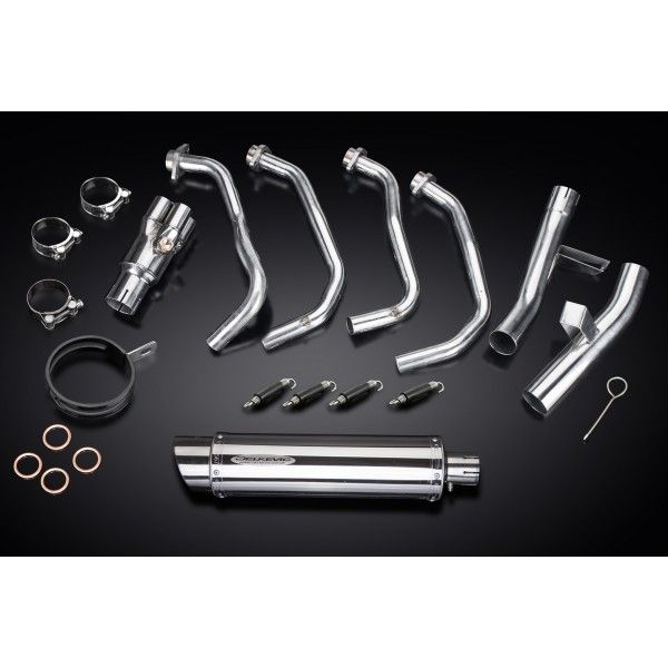 Delkevic volledig systeem Round RVS 350mm - KLZ1000 1000 VERSYS (2015-2018)