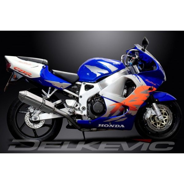 Delkevic volledig systeem Tri-Oval RVS 320mm - CBR900RR FIREBLADE (1992-1999)