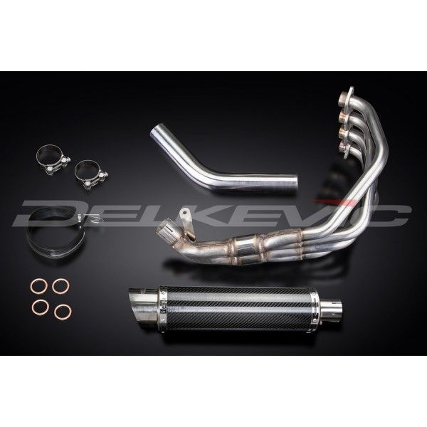 Delkevic volledig systeem Round Carbon 350mm - CBR900RR FIREBLADE (1992-1999)