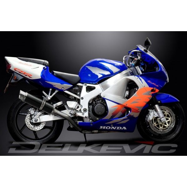 Delkevic volledig systeem Round Carbon 350mm - CBR900RR FIREBLADE (1992-1999)