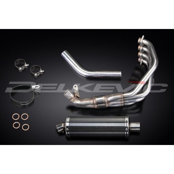 Delkevic volledig systeem Oval Carbon 350mm - CBR900RR FIREBLADE (1992-1999)