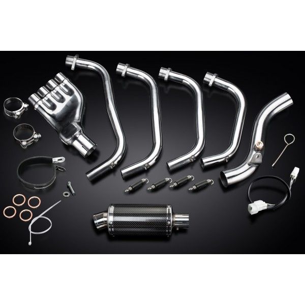 Delkevic volledig systeem Oval Carbon 225mm - CB600F HORNET (2007-2013)