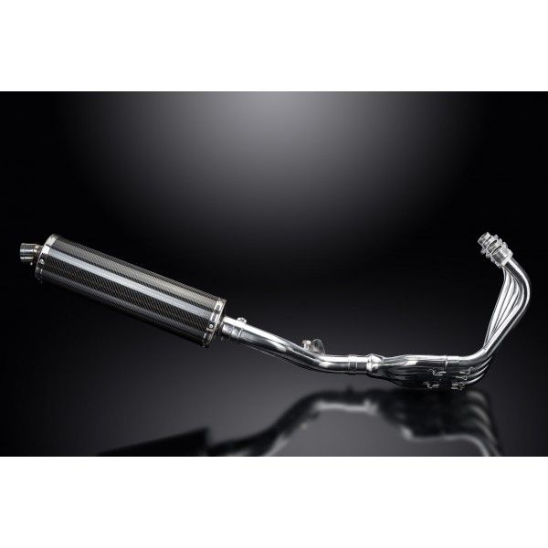 Delkevic volledig systeem Oval Carbon 450mm - CB600F HORNET (2007-2013)