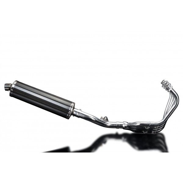 Delkevic volledig systeem Oval Carbon 450mm - CB600F HORNET (2007-2013)