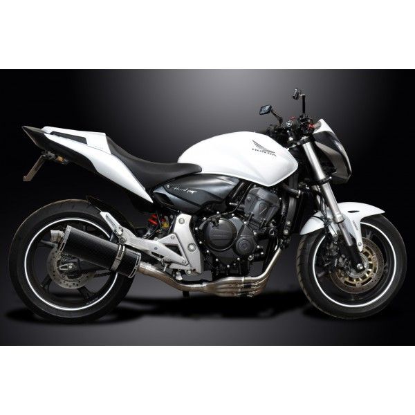 Delkevic volledig systeem Oval Carbon 350mm - CB600F HORNET (2007-2013)