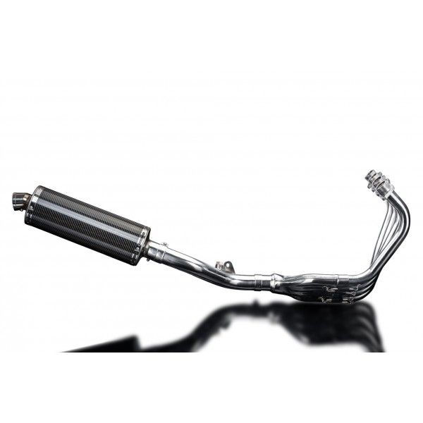 Delkevic volledig systeem Oval Carbon 350mm - CB600F HORNET (2007-2013)