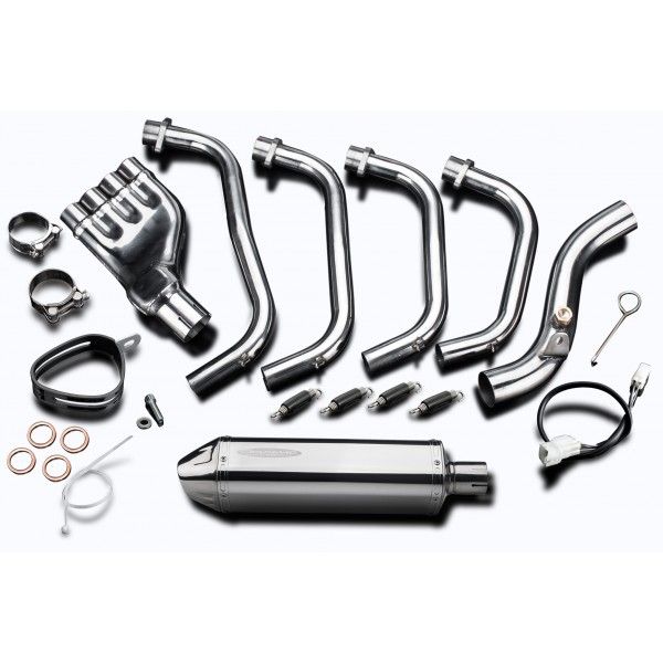 Delkevic volledig systeem Tri-Oval RVS 320mm - CB600F HORNET (2007-2013)