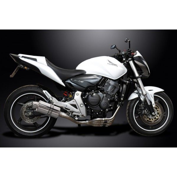 Delkevic volledig systeem Oval RVS 225mm - CB600F HORNET (2007-2013)