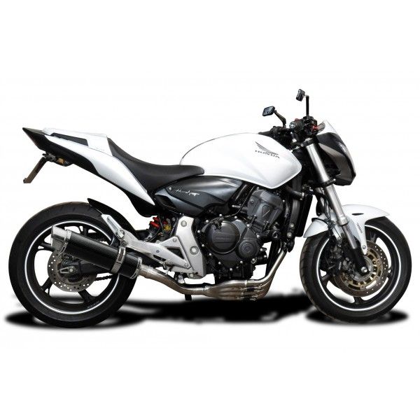 Delkevic volledig systeem Round Carbon 350mm - CB600F HORNET (2007-2013)