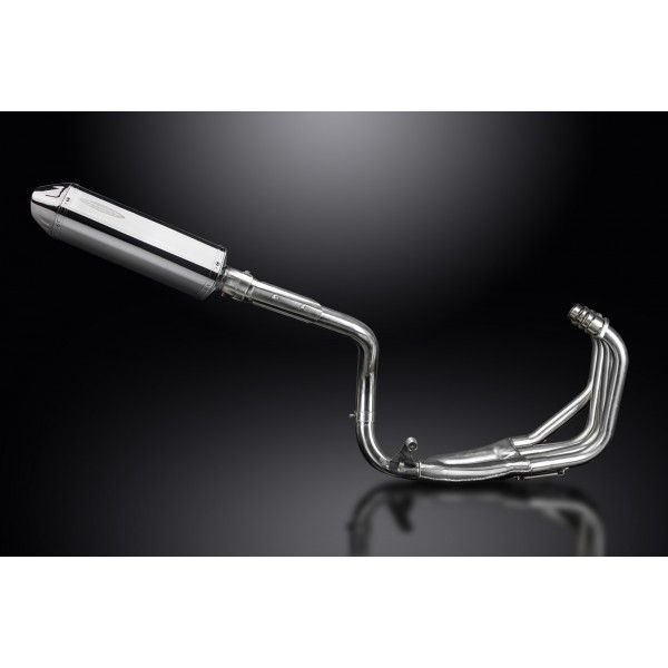 Delkevic volledig systeem Tri-Oval RVS 320mm - CB600F HORNET (1998-2002)