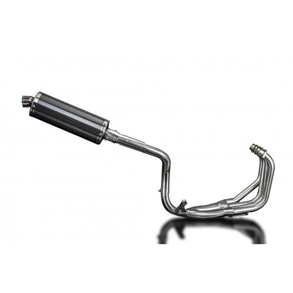 Delkevic volledig systeem Oval Carbon 350mm - CB600F HORNET (1998-2002)