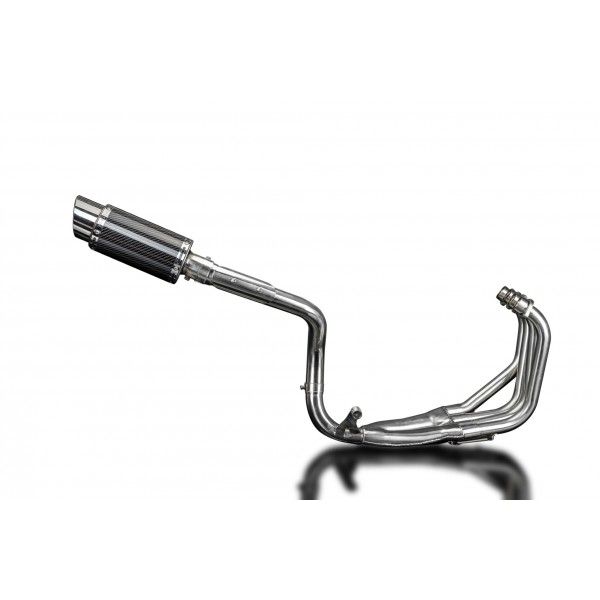 Delkevic volledig systeem Round Carbon 200mm - CB600F HORNET (1998-2002)