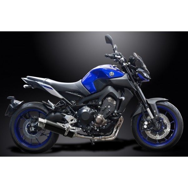 Delkevic volledig systeem Round Carbon 350mm - MT-09 (2015-2020)