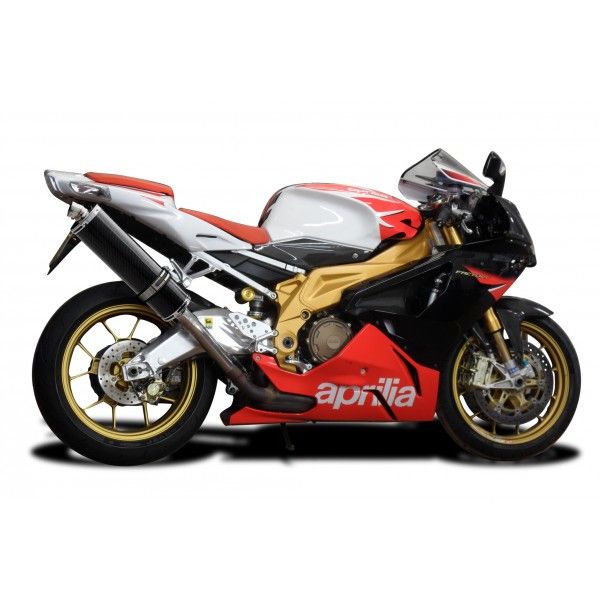 Delkevic slip-on kit Oval Carbon 450mm - TUONO1000R/ FACTORY (2006-2010)