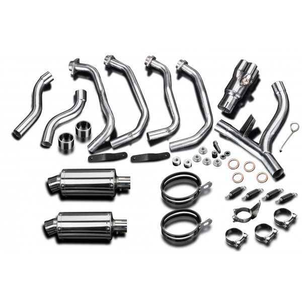 Delkevic volledig systeem Oval RVS 225mm - Z1000SX Z1000 (2010-2020)