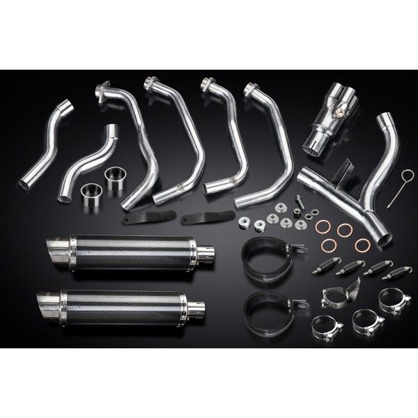 Delkevic volledig systeem Round Carbon 350mm - Z1000SX Z1000 (2010-2020)