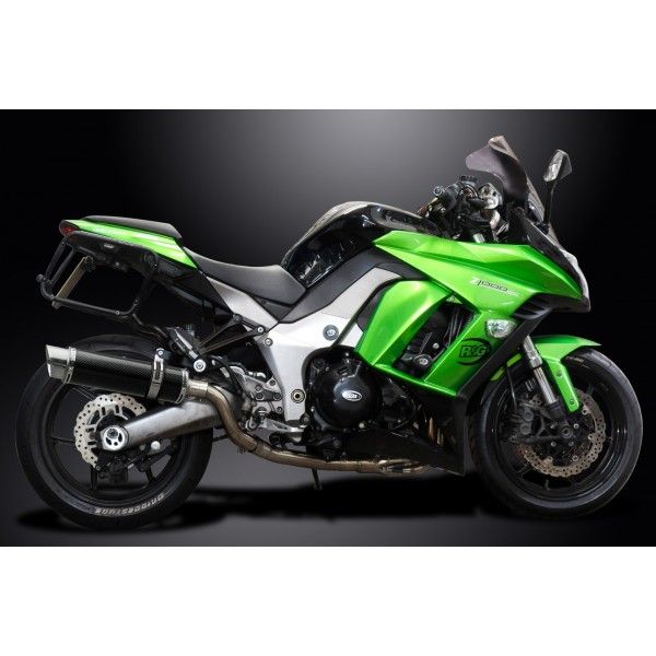 Delkevic volledig systeem Round Carbon 350mm - Z1000SX Z1000 (2010-2020)