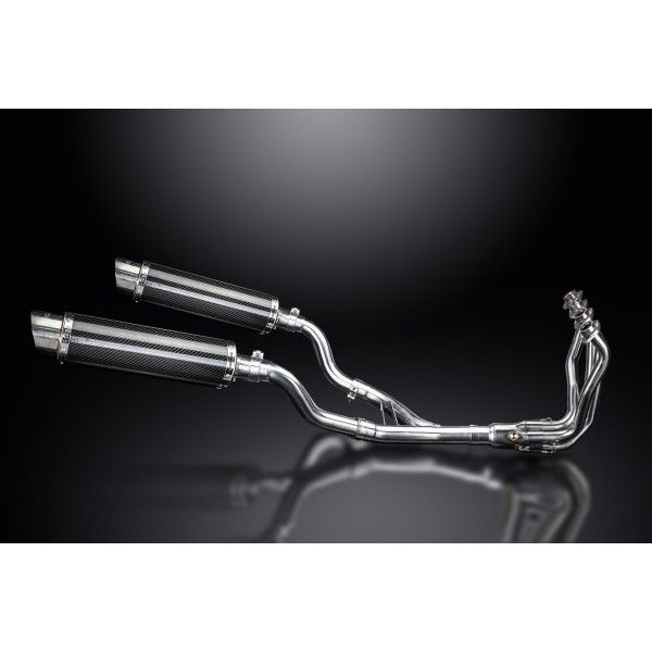 Delkevic volledig systeem Round Carbon 350mm - Z1000SX Z1000 (2010-2020)