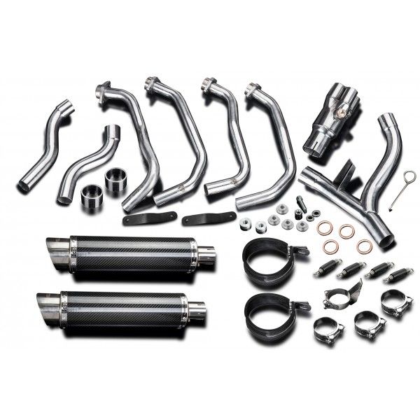Delkevic volledig systeem Round Carbon 350mm - Z1000SX Z1000 (2010-2020)