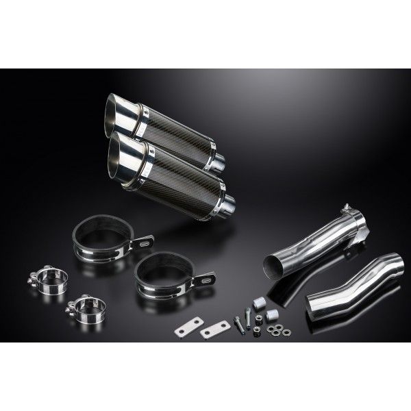 Delkevic slip-on kit Round Carbon 200mm - Z1000SX (2010-2019)