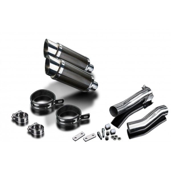 Delkevic slip-on kit Round Carbon 200mm - Z1000SX (2010-2019)