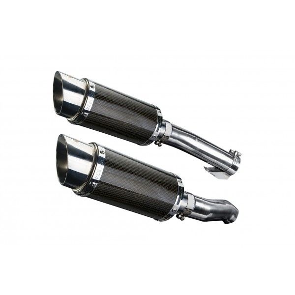 Delkevic slip-on kit Round Carbon 200mm - Z1000SX (2010-2019)