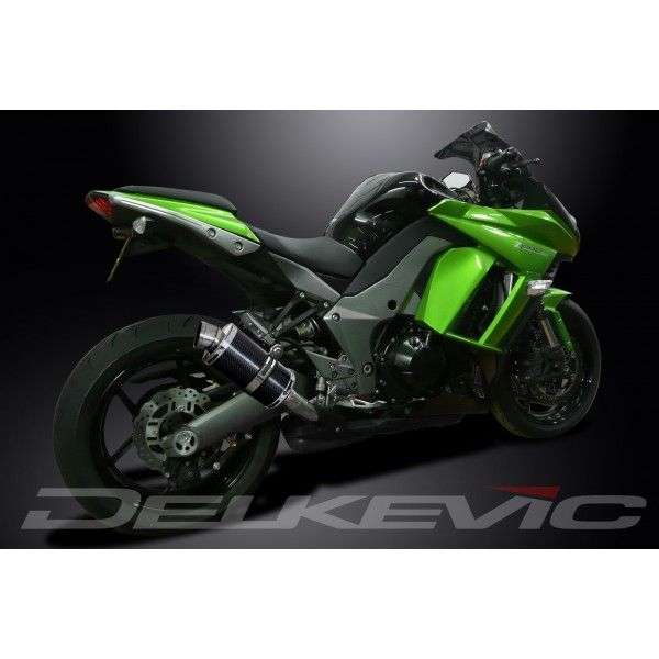 Delkevic slip-on kit Oval Carbon 225mm - Z1000SX (2010-2019)