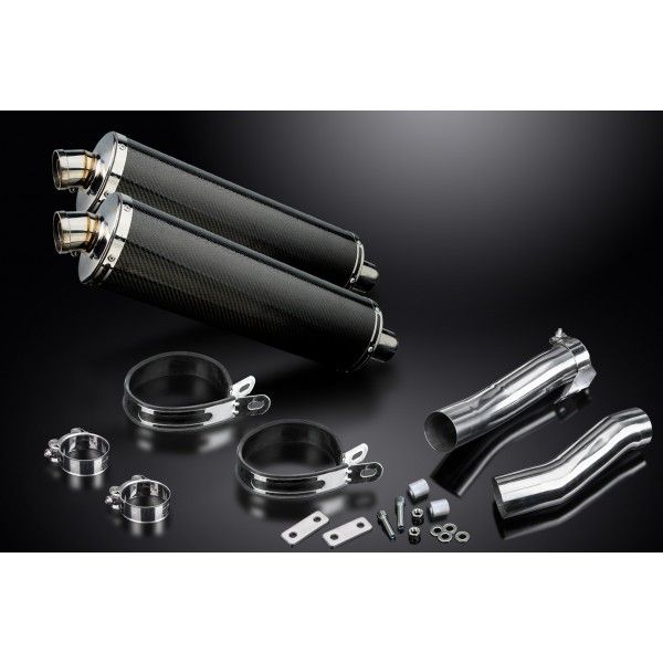 Delkevic slip-on kit Oval Carbon 450mm - Z1000SX (2010-2019)