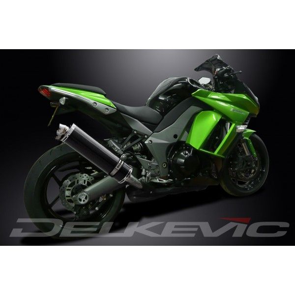 Delkevic slip-on kit Oval Carbon 450mm - Z1000SX (2010-2019)
