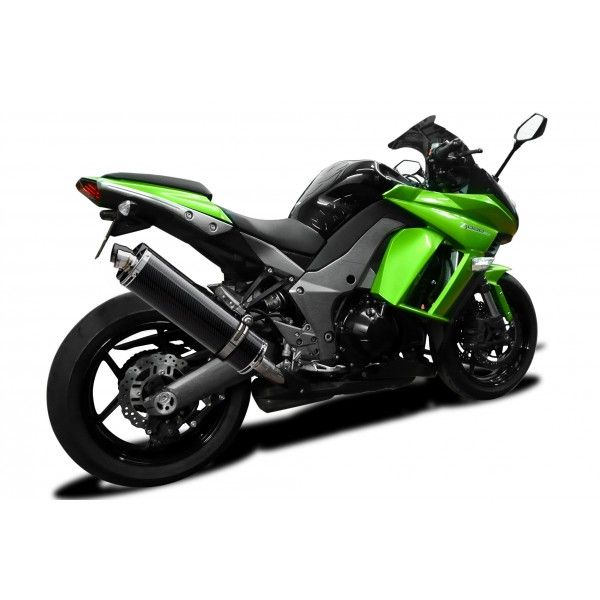 Delkevic slip-on kit Oval Carbon 450mm - Z1000SX (2010-2019)