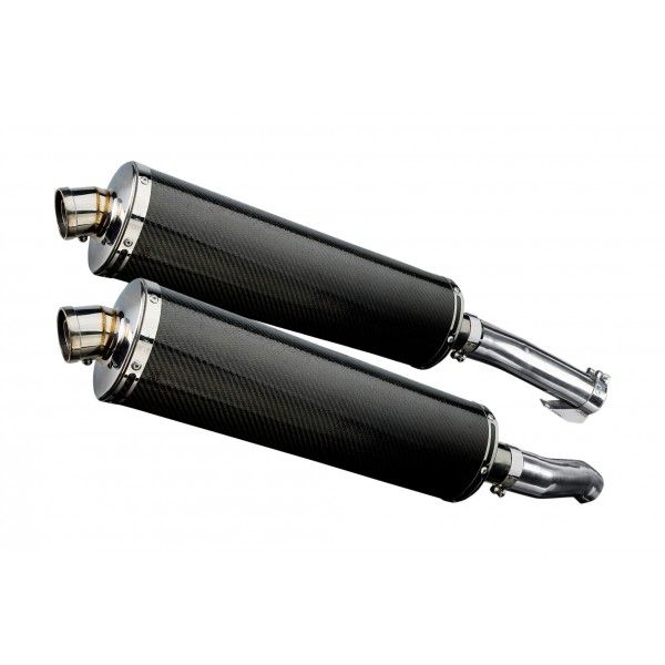 Delkevic slip-on kit Oval Carbon 450mm - Z1000SX (2010-2019)