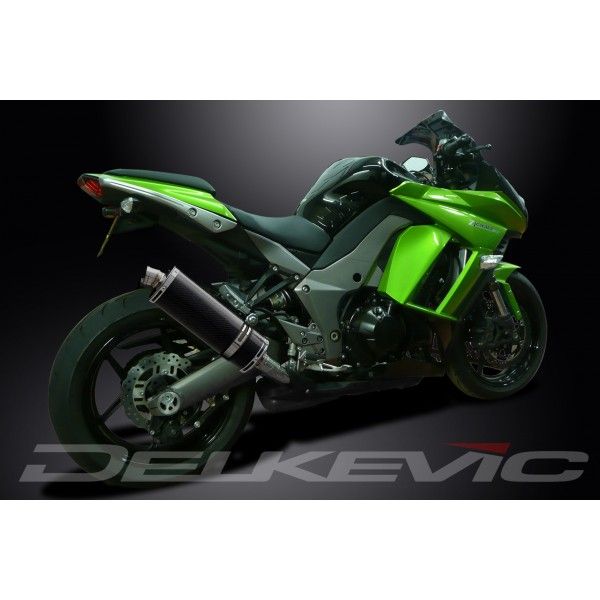 Delkevic slip-on kit Oval Carbon 350mm - Z1000SX (2010-2019)