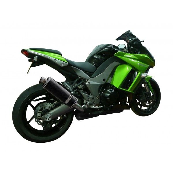 Delkevic slip-on kit Oval Carbon 350mm - Z1000SX (2010-2019)