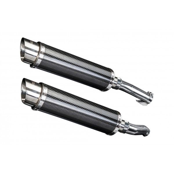 Delkevic slip-on kit Round Carbon 350mm - Z1000SX (2010-2019)