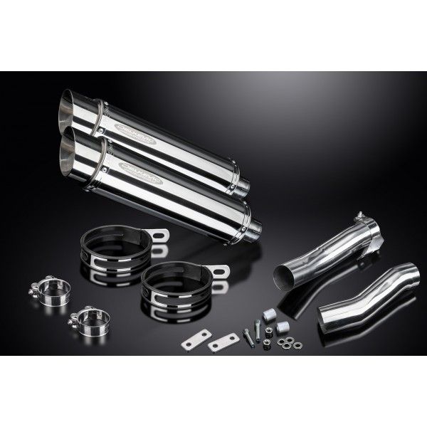 Delkevic slip-on kit Round RVS 350mm - Z1000SX (2010-2019)