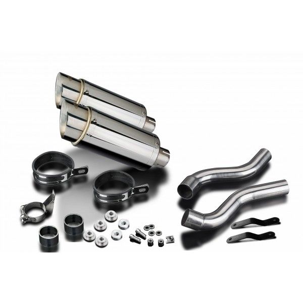 Delkevic slip-on kit Round RVS 200mm - Z1000SX (2010-2019)