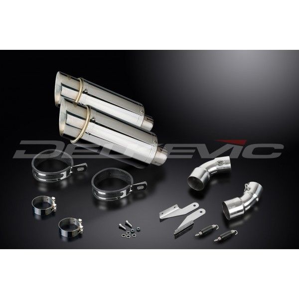 Delkevic slip-on kit Round RVS 200mm - Monster 696 (2008-2014)