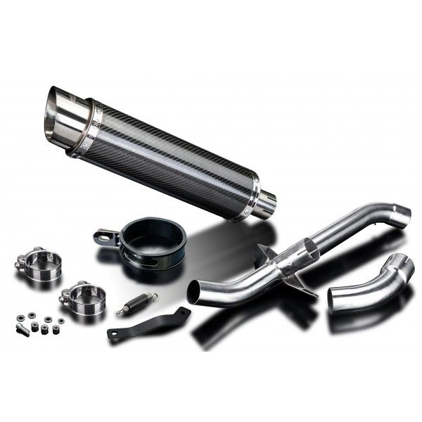 Delkevic slip-on kit Round Carbon 350mm - MULTISTRADA 950 2017-2018