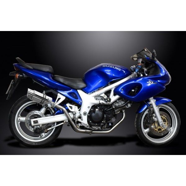 Delkevic volledig systeem Round RVS 200mm - SV650 (1998-2002)