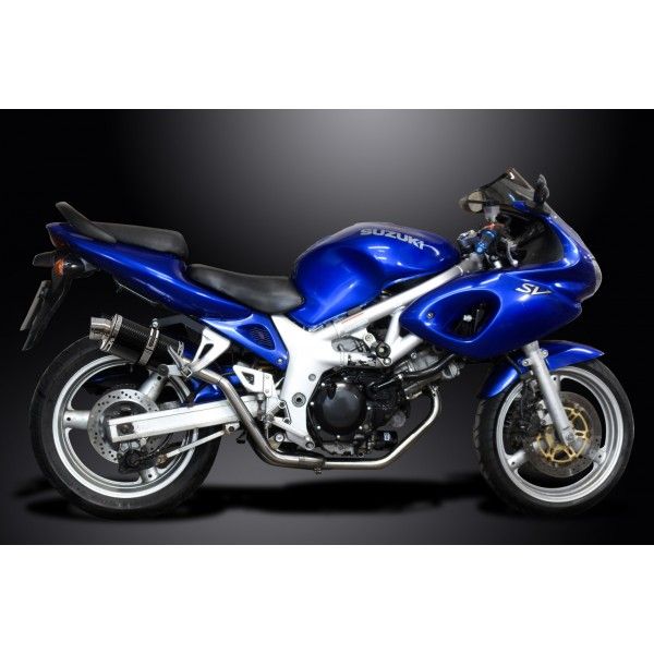 Delkevic volledig systeem Oval Carbon 225mm - SV650 (1998-2002)