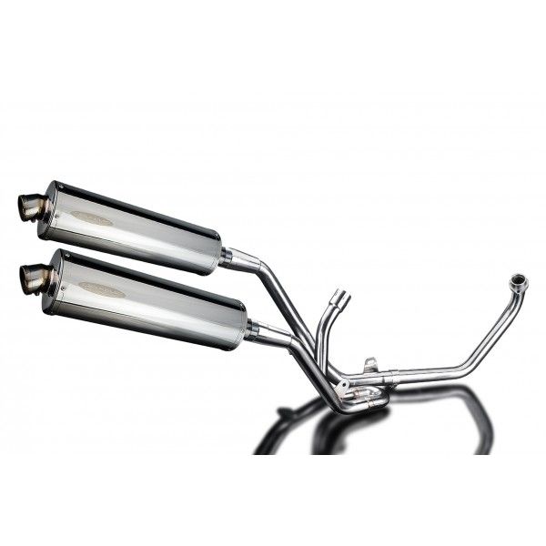 Delkevic volledig systeem Oval RVS 450mm - SV650 (1998-2002)