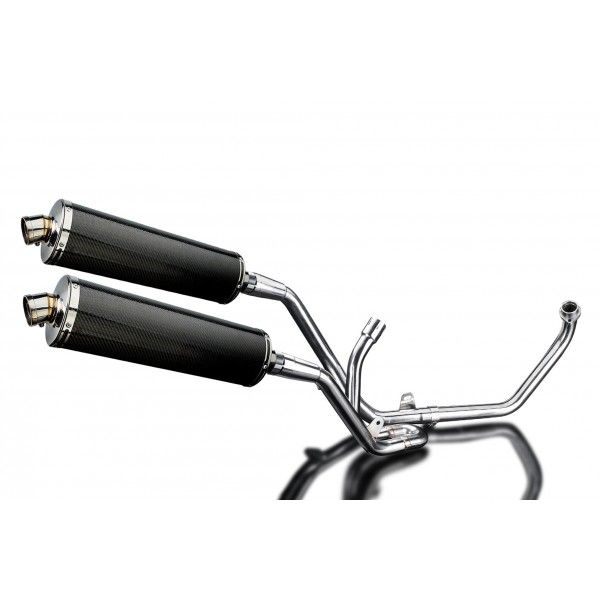 Delkevic volledig systeem Oval Carbon 450mm - SV650 (1998-2002)