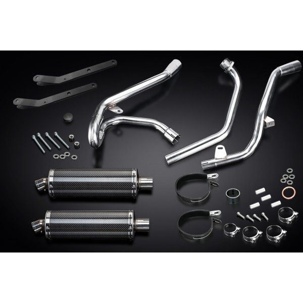 Delkevic volledig systeem Oval Carbon 350mm - SV650 (1998-2002)