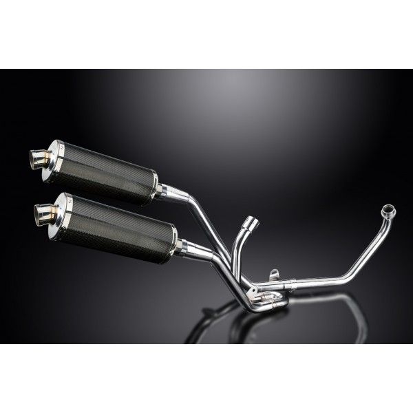 Delkevic volledig systeem Oval Carbon 350mm - SV650 (1998-2002)