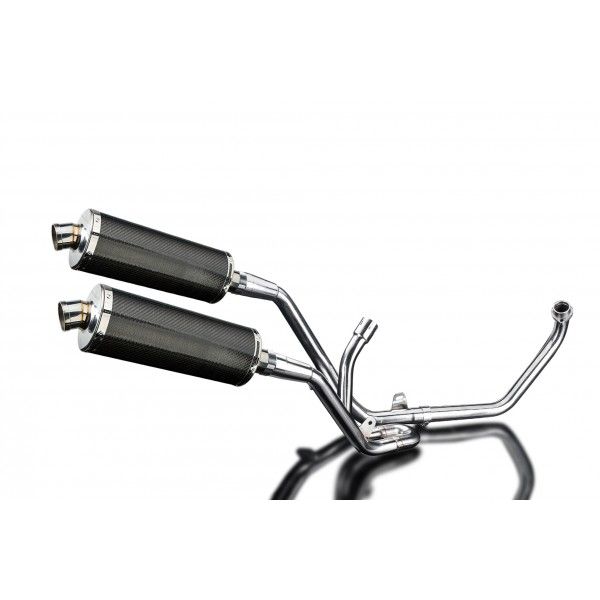 Delkevic volledig systeem Oval Carbon 350mm - SV650 (1998-2002)