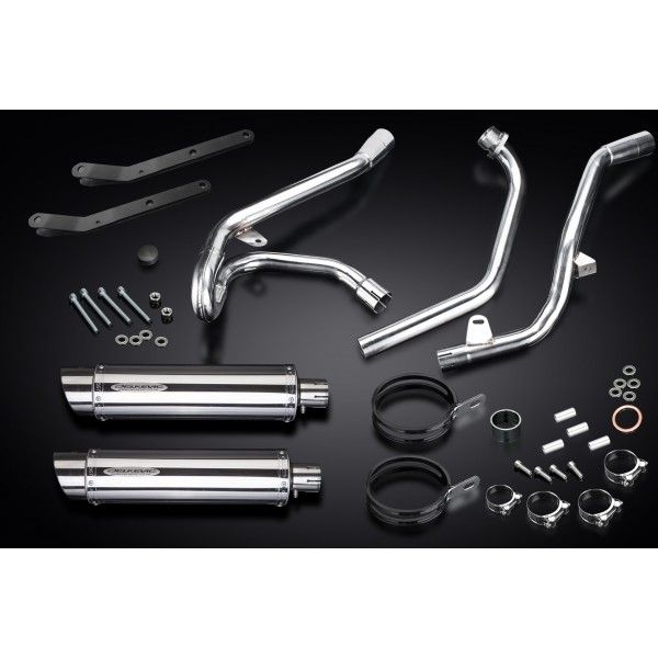 Delkevic volledig systeem Round RVS 350mm - SV650 (1998-2002)