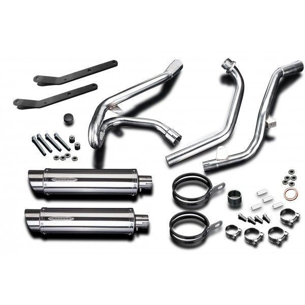 Delkevic volledig systeem Round RVS 350mm - SV650 (1998-2002)