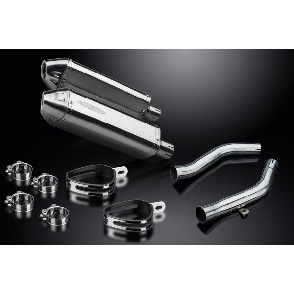 Delkevic slip-on kit Tri-Oval RVS 320mm - Z1000 (2003-2006)